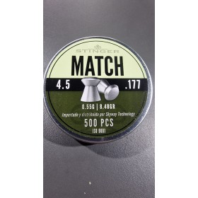 Balines de Copa Stinger Match 4,5mm 500 Unid. // ARMYCOP.ES