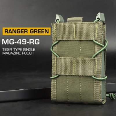 PORTACARGADOR RIFLE 5.56 MOLLE RANGER GREEN