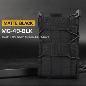 PORTACARGADOR RIFLE 5.56 MOLLE WOSPORT NEGRO