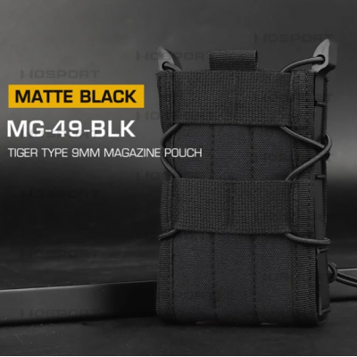 PORTACARGADOR RIFLE 5.56 MOLLE WOSPORT NEGRO