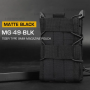 PORTACARGADOR RIFLE 5.56 MOLLE WOSPORT NEGRO
