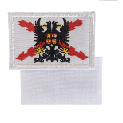 PARCHE CON VELCRO BORGOÑA 8X5CM