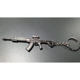 LLAVERO FUSIL METALICO
