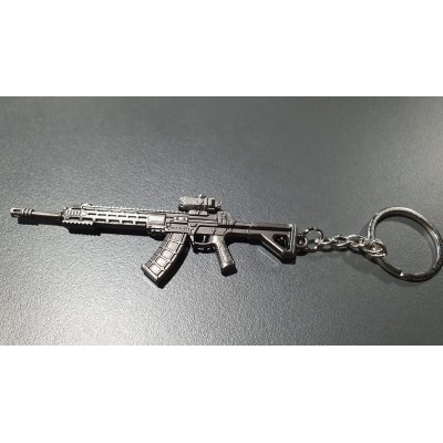 LLAVERO FUSIL METALICO