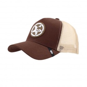 GORRA REJILLA AJUSTABLE MARRON