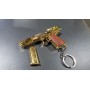LLAVERO METALICO DESERT EAGLE DORADO