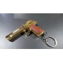 LLAVERO METALICO DESERT EAGLE DORADO