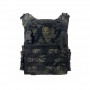CHALECO CONQUER CQR G2 PLATE CARRIER MULTICAM BLACK