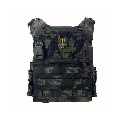 CHALECO CONQUER CQR G2 PLATE CARRIER MULTICAM BLACK