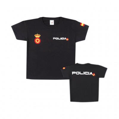 CAMISETA NIÑO POLICIA NACIONAL INMORTAL WARRIOR