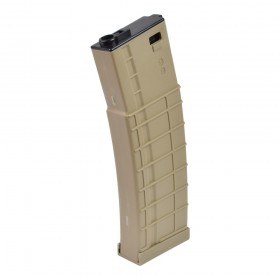 CARGADOR BATTLEAXE M4 MID-CAP 140RDS TAN