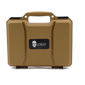 MALETIN PISTOLA CORSO RIGIDO CORSAIR 29CM COYOTE