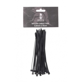 BRIDAS CORTAS 30PCS NEGRAS