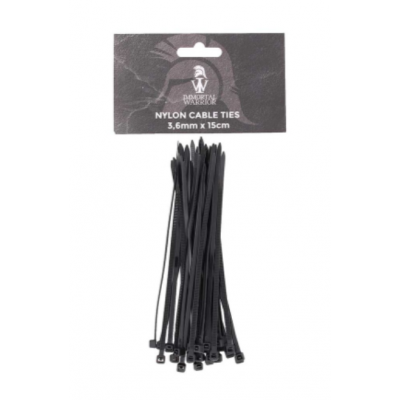 BRIDAS CORTAS 30PCS NEGRAS