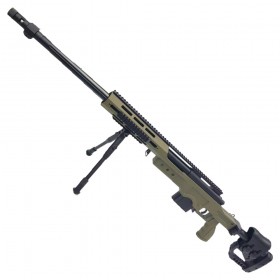 Francotirador Airsoft Well MB4411 Cerrojo Bipode Verde // ARMYCOP.ES
