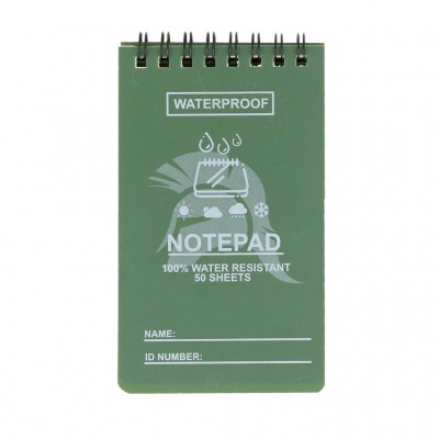 LIBRETA WATERPROOF IMMORTAL 12 X 8 CM VERDE
