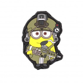 PARCHE IMMORTAL PVC 3D MINION VERDE