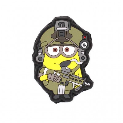 PARCHE IMMORTAL PVC 3D MINION VERDE