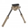 BIPODE PLEGABLE Y EXTENSIBLE PARA M-LOCK NEGRO
