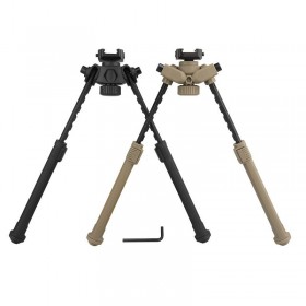 BIPODE PLEGABLE Y EXTENSIBLE PARA RAIL PICATINNY NEGRO