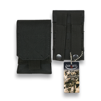 FUNDA MOLLE BARBARIC PARA CARGADOR NEGRO PEQUEÑA