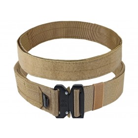 CINTURON MOLLE CON DOBLE CINTURON DE VELCRO TAN
