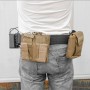 CINTURON MOLLE CON DOBLE CINTURON DE VELCRO NEGRO
