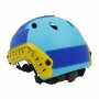 CASCO BASE JUMP NEGRO AZUL Y AMARILLO