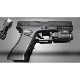 LINTERNA RECARGABLE 500 LUMENS PARA RAIL PICATINNY