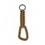 LLAVERO PARACORD CON MOSQUETON COYOTE