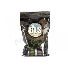Bolas Airsoft BLS 0,30g BIO Tracer 3300 bbs Verdes // ARMYCOP.ES