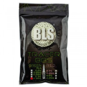 Bolas Airsoft BLS 0,32g BIO Tracer 3120 bbs Verdes // ARMYCOP.ES