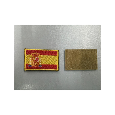 Parche bandera PATCH ESPAÑOLA ESPAÑA 7x4,5cm bordado termoadhesivo nuevo