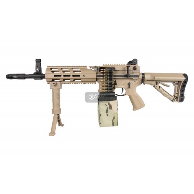 Rifle Airsoft G&G CM16 LMG Desert // ARMYCOP.ES