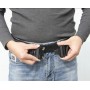 CINTURON MOLLE CON DOBLE CINTURON DE VELCRO NEGRO