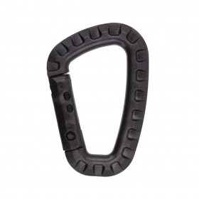 MOSQUETON PVC 82MM TACTICO NEGRO