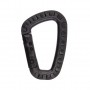 MOSQUETON PVC 82MM TACTICO NEGRO