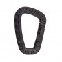 MOSQUETON PVC 82MM TACTICO NEGRO