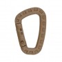 MOSQUETON PVC 82MM TACTICO TAN