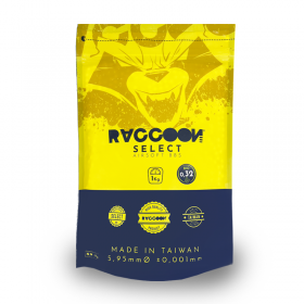 Bolas Airsoft Raccoon 0.32g BIO 1kg Select Blancas // ARMYCOP.ES