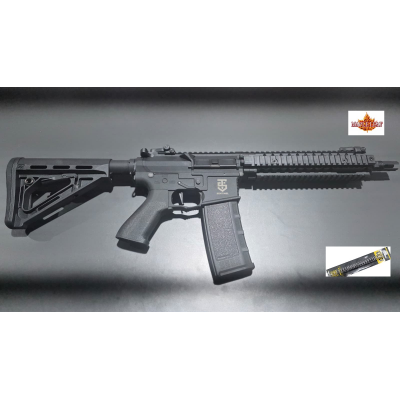 Rifle Airsoft Rossi M4 Sentinel Beta 9" Custom Negro // ARMYCOP.ES