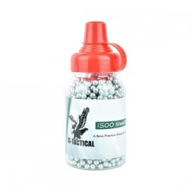 Bolas Acero 0,35g 4,5mm 1500 Bbs // ARMYCOP.ES