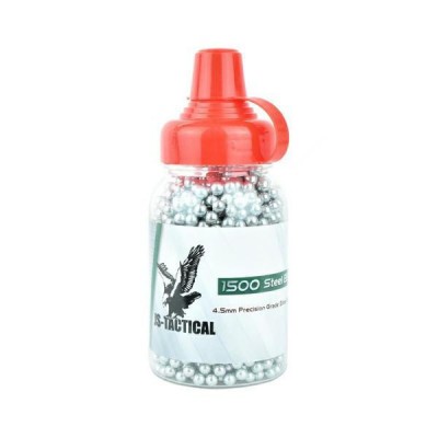 Bolas Acero 0,35g 4,5mm 1500 Bbs // ARMYCOP.ES