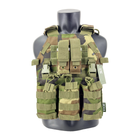 CHALECO TACTICO SIXMM 6094S WOODLAND // ARMYCOP.ES