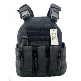 CHALECO TACTICO SIXMM 6094S NEGRO // ARMYCOP.ES
