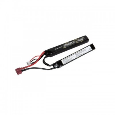 BATERIA LIPO GENS ACE 1500MAH 25C 11.1V NUNCHUCK 2X T-PLUG