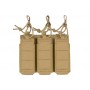 PORTACARGADOR TRIPLE CORTE LASER PISTOLA TAN // ARMYCOP.ES
