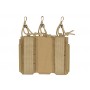 PORTACARGADOR TRIPLE CORTE LASER PISTOLA TAN // ARMYCOP.ES