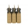 PORTACARGADOR TRIPLE CORTE LASER PISTOLA TAN // ARMYCOP.ES