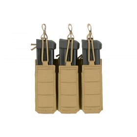 PORTACARGADOR TRIPLE CORTE LASER PISTOLA TAN // ARMYCOP.ES